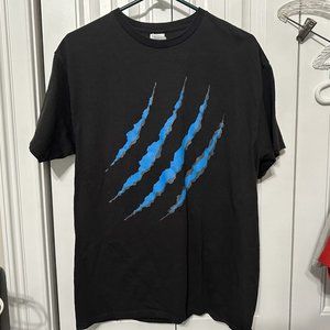 Carolina Panthers T Shirt Mens GMC Official Truck Size Large Delta Black Claw